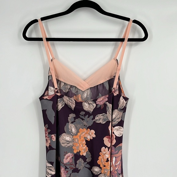 NWT Vintage Cabernet by Sleep Sense Blackberry Floral Slip Sleepwear Small - Picture 7 of 7